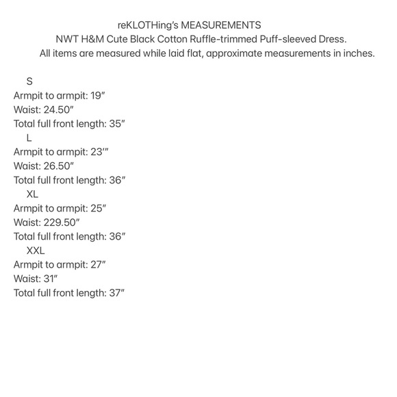 H&M Cotton Puff-sleeved Ruffle-trim Dress in Black - Picture 15 of 16